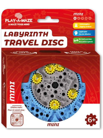 PLAY-A-MAZE Logikspiel "Labyrinth Travel Disc MINI" - ab 6 Jahren