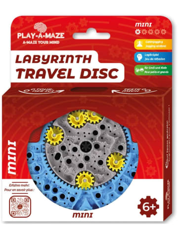PLAY-A-MAZE Logikspiel "Labyrinth Travel Disc MINI" - ab 6 Jahren