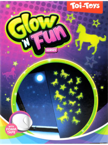 Toi-Toys Fluoreszierender Aufkleber "Pferd" - ab 3 Jahren