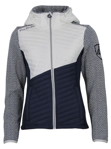 Peak Mountain Tussenjas wit/donkerblauw