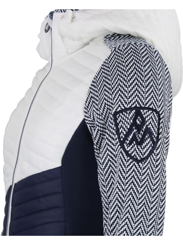 Peak Mountain Tussenjas wit/donkerblauw