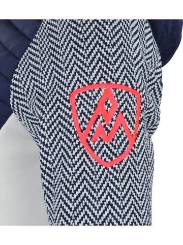 Peak Mountain Tusssenjas donkerblauw/oranje/wit