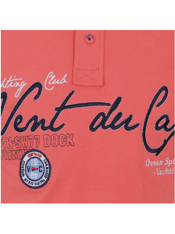 Peak Mountain Koszulka polo w kolorze pomarańczowym