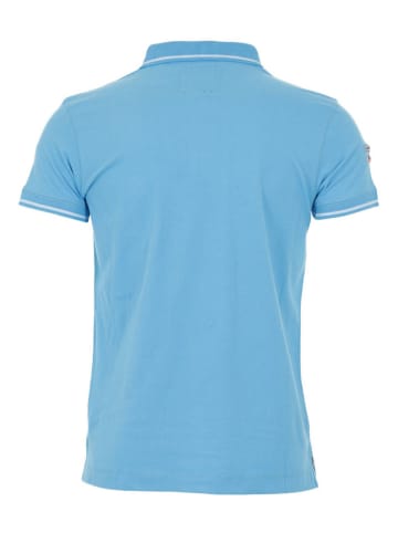 Peak Mountain Koszulka polo w kolorze błękitnym