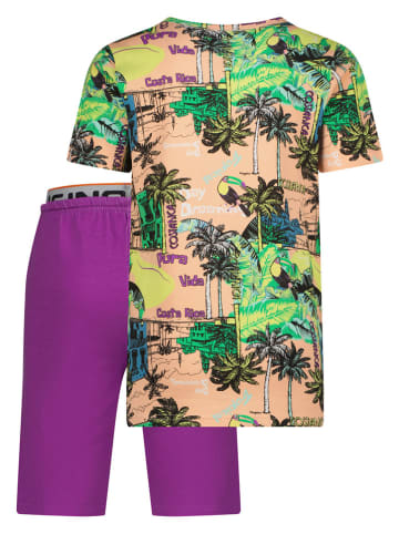 Vingino Pyjama paars/lichtroze/meerkleurig