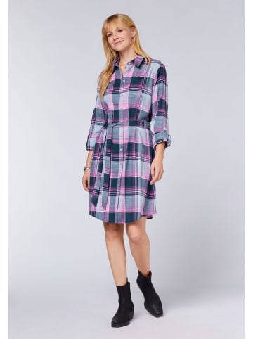 Polo Sylt Kleid in Blau/ Pink