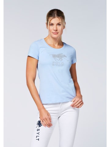 Polo Sylt Shirt in Hellblau