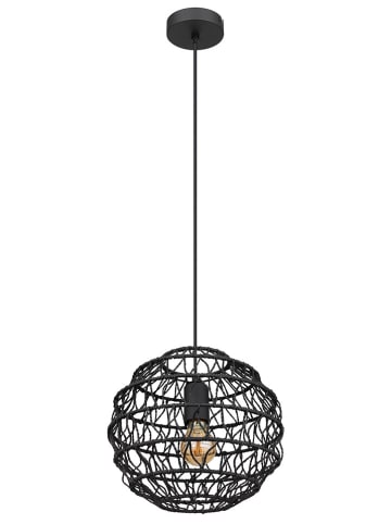 Globo lighting Hängeleuchte "Senni" in Schwarz - (H)120 x Ø 29 cm