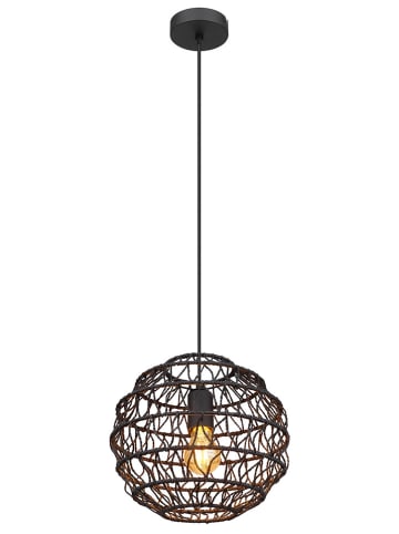 Globo lighting Hängeleuchte "Senni" in Schwarz - (H)120 x Ø 29 cm