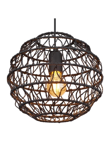 Globo lighting Hängeleuchte "Senni" in Schwarz - (H)120 x Ø 29 cm