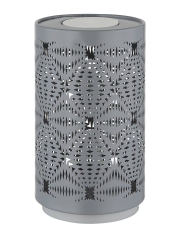 Globo lighting LED-Tischleuchte "Amiyah" in Grau - (H)14 x Ø 8 cm