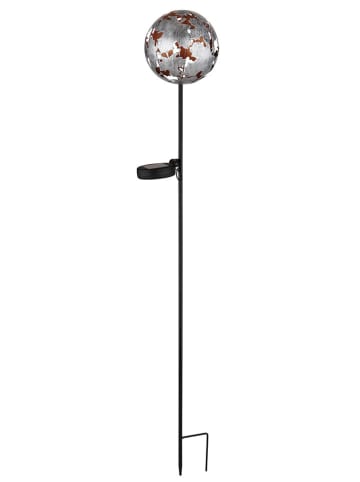Globo lighting LED-Solar-Gartenstecker in Silber/ Schwarz - (H)91,5 cm