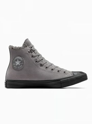 Converse Leder-Sneakers "Chuck Taylor" in Grau