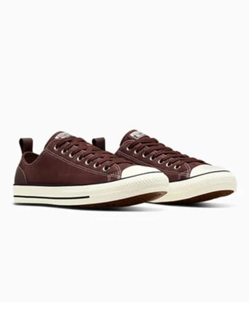 Converse Leder-Sneakers "Chuck Taylor Wide" in Braun