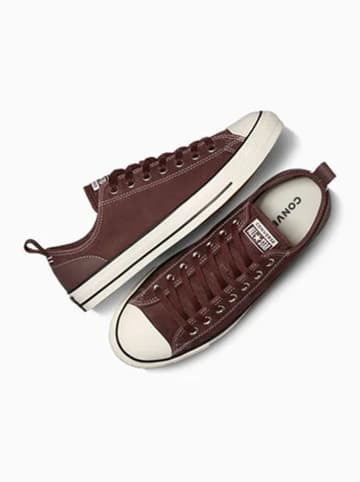 Converse Leder-Sneakers "Chuck Taylor Wide" in Braun