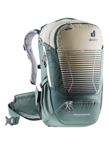 Deuter Plecak rowerowy "Pro 26 SL" w kolorze zielono-beżowym - 27 x 51 x 20 cm