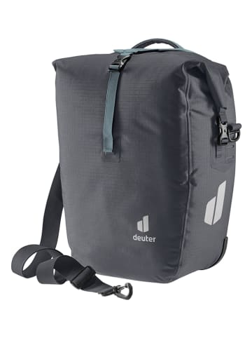 Deuter Fahrradtasche "Weybridge 20+5" in Anthrazit - (B)34 x (H)40 x (T)19 cm