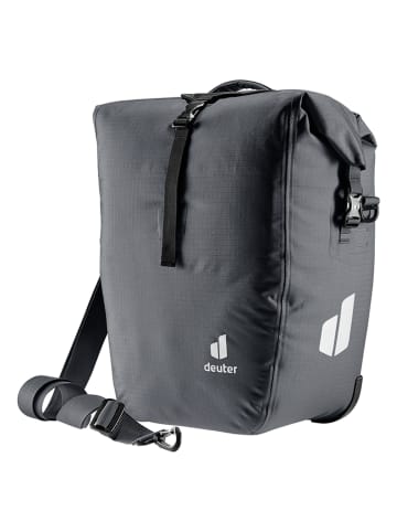 Deuter Fahrradtasche "Weybridge 25+5" in Anthrazit - (B)34 x (H)43 x (T)22 cm