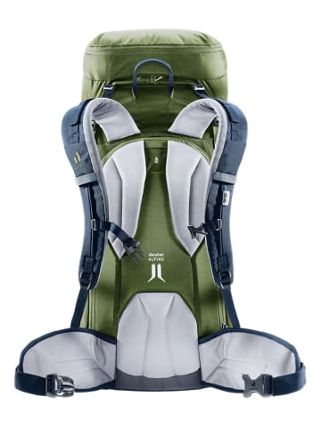 Deuter Plecak "Rise 34+" w kolorze oliwkowym na rakiety śnieżne - 28 x 72 x 23 cm