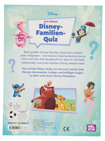 Nelson Rätselbuch "Das große Disney Familienquizz"