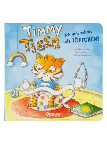 Oetinger Verlag Papp-Bilderbuch "Timmy Tiger. Ich geh schon aufs Töpfchen"