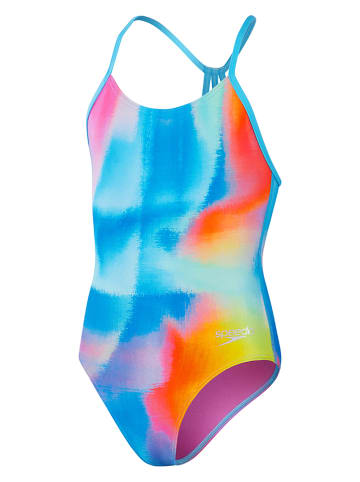 Speedo Badeanzug ''Eco+'' in Blau/ Orange