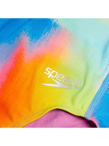 Speedo Badpak ''Eco+'' blauw/oranje