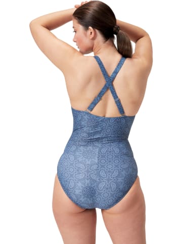Speedo Strój kąpielowy "Leisure" w kolorze niebieskim