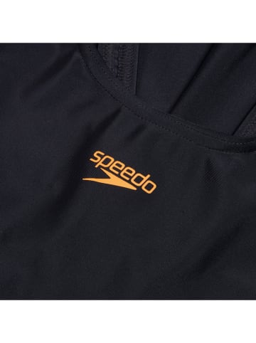 Speedo Strój kąpielowy "Eco" w kolorze czarno-pomarańczowym
