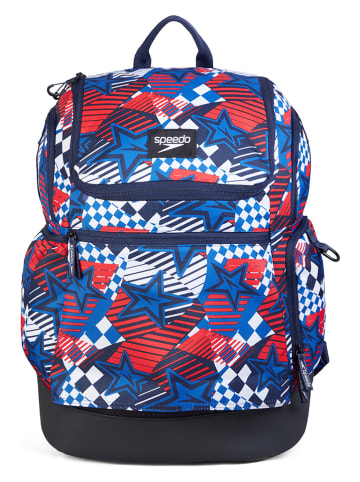 Speedo Rucksack ''Teamster 2.0'' in Blau/ Rot - 35 l