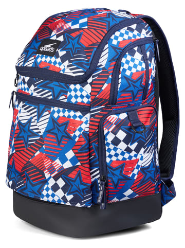 Speedo Plecak "Teamster 2.0" w kolorze niebiesko-czerwonym - 35 l