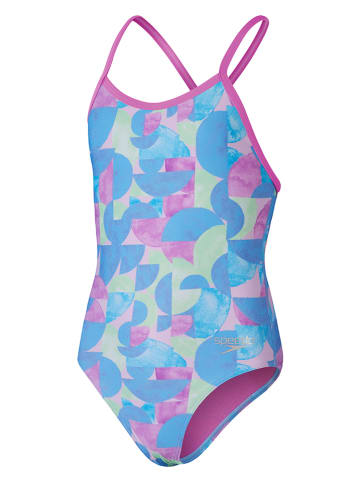 Speedo Badeanzug ''Eco+'' in Blau/ Grün/ Lila