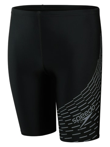 Speedo Badehose "Jammer" in Schwarz/ Grau