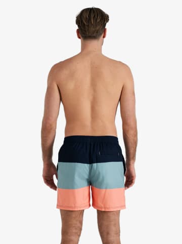 Happy Shorts Zwemshort donkerblauw/turquoise/oranje