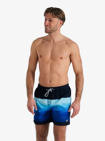 Happy Shorts Szorty kąpielowe w kolorze granatowo-niebieskim