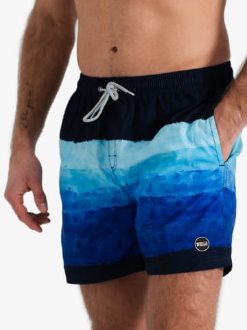 Happy Shorts Badeshorts in Dunkelblau/ Blau