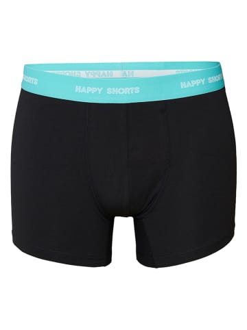Happy Shorts 2er-Set: Boxershorts in Schwarz