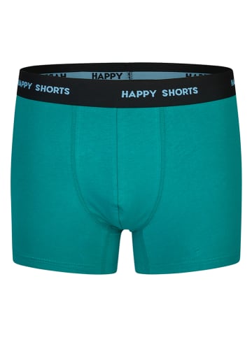 Happy Shorts 2er-Set: Boxershorts in Dunkelblau/ Grün