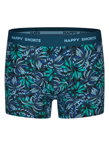 Happy Shorts 2er-Set: Boxershorts in Dunkelblau/ Grün