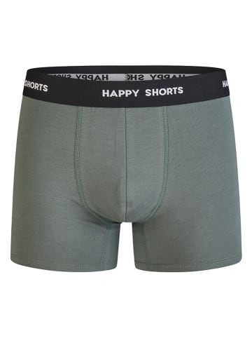 Happy Shorts 3-delige set: boxershorts zwart/kaki/grijs