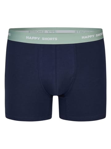 Happy Shorts 2er-Set: Boxershorts in Dunkelblau