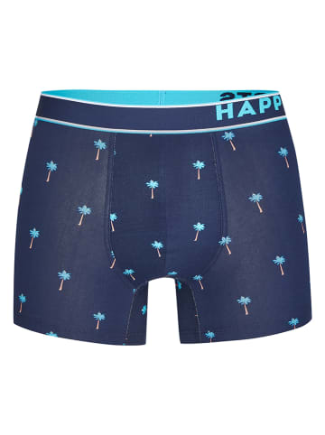 Happy Shorts 2er-Set: Boxershorts in Dunkelblau/ Türkis