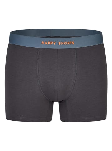 Happy Shorts 2er-Set: Boxershorts in Schwarz/ Blau