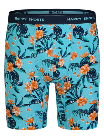 Happy Shorts 2er-Set: Boxershorts in Dunkelblau/ Schwarz