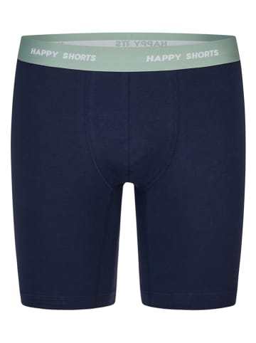 Happy Shorts 2er-Set: Boxershorts in Türkis/ Dunkelblau