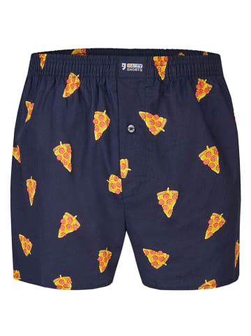 Happy Shorts Bokserki (3 pary) w kolorze granatowo-błękitnym
