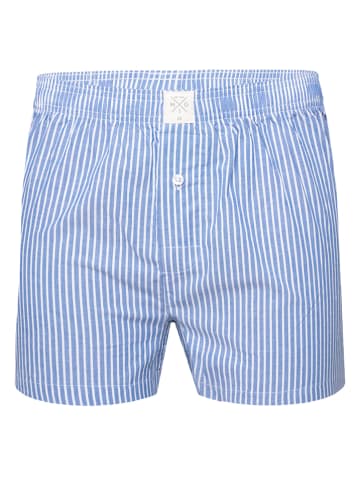 MG-1 4er-Set: Boxershorts in Dunkelblau/ Hellblau