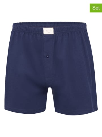 Phil & Co. Berlin 3er-Set: Boxershorts in Dunkelblau