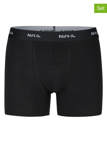 Phil & Co. Berlin 3er-Set: Boxershorts in Schwarz