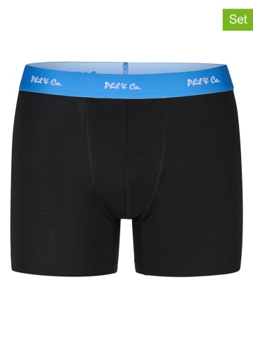 Phil & Co. Berlin 3er-Set: Boxershorts in Schwarz
